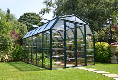 Image showing  8 L x 12 W ft. Clear Grand Gardener Greenhouse