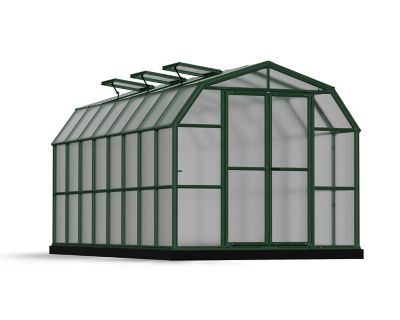 Canopia by Palram 8 ft. L x 16 ft. W Green Grand Gardener Twin Wall Greenhouse