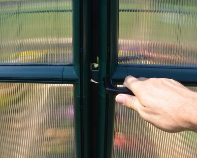 Image showing  8 L x 16 W ft. Green Grand Gardener Twin Wall Greenhouse