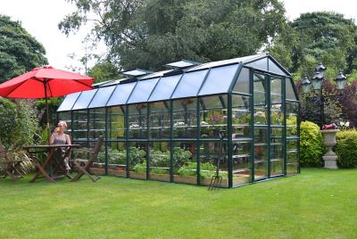 Image showing  8 L x 16 W ft. Clear Grand Gardener Greenhouse