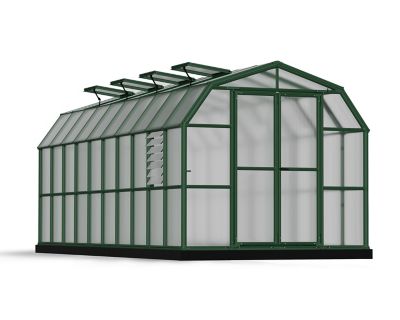 Canopia by Palram 8 ft. L x 20 ft. W Green Prestige Twin Wall Greenhouse