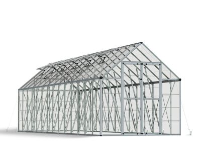 Canopia by Palram Snap & Grow 8 ft. x 28 ft. Greenhouse - Silver