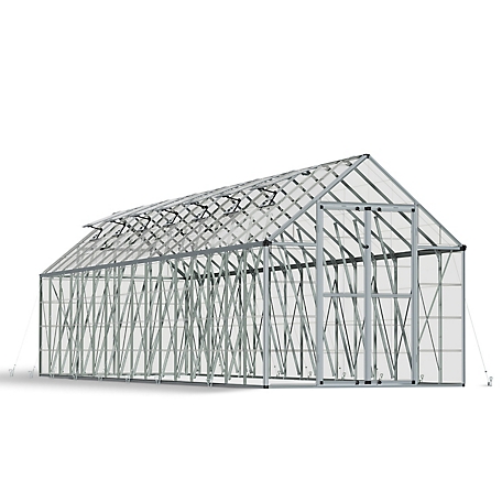 Canopia by Palram 8 ft. L x 32 ft. W Silver Snap and Grow Greenhouse