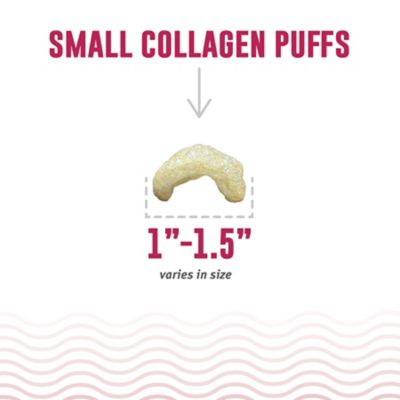 Image showing  Baked Beef Collagen with Cod Skin Puffs Dog Treats, 1.3 oz.
