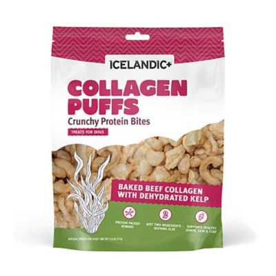 Icelandic+ Collagen Puffs: Baked Beef Collagen W/ Dehydrated Kelp 2.5 oz.
