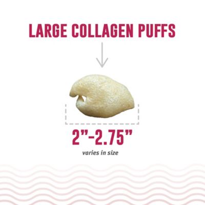 Image showing  Baked Beef Collagen with Dehydrated Kelp Puffs Dog Treats, 2.5 oz.