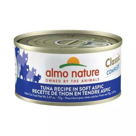 Almo Nature Classic Complete Cat 12 Pack: Tuna recipe in mild aspic Wet Cat Food