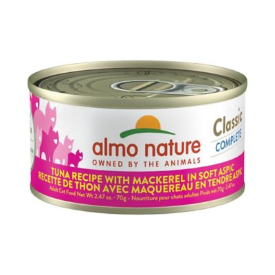 Almo Nature Classic Complete Cat 12 Pack: Tuna Recipe W Mackerel In Soft Aspic