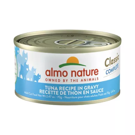 Almo Nature Classic Complete Cat 12 Pack: Tuna recipe in sauce Wet Cat Food