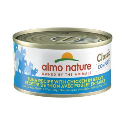 Almo Nature Classic Complete Cat 12 Pack: Tuna Recipe with Chicken In Gravy