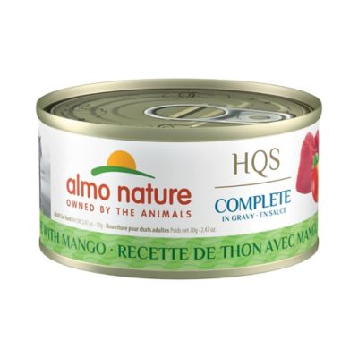 Almo Nature HQS Complete Cat 12 Pack: Tuna Recipe with Mango in Gravy