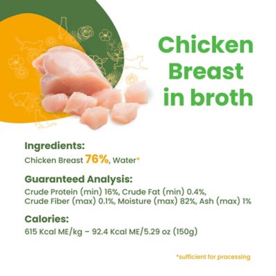 Image showing  HQS Natural Chicken Breast in Broth Wet Cat Food, 5.3 oz., 24 pk.