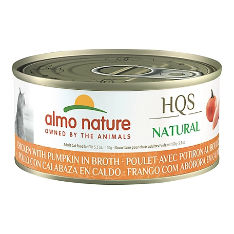 Almo Nature HQS Natural Cat 24 Pack: Chicken with Pumpkin In Broth, 1152H
