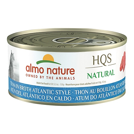 Almo Nature HQS Natural Cat 24 Pack: Tuna in Broth Atlantic Style, 1154H