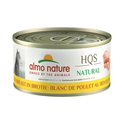 Almo Nature HQS Natural Cat 24 Pack: Chicken Breast In Broth, 1004H