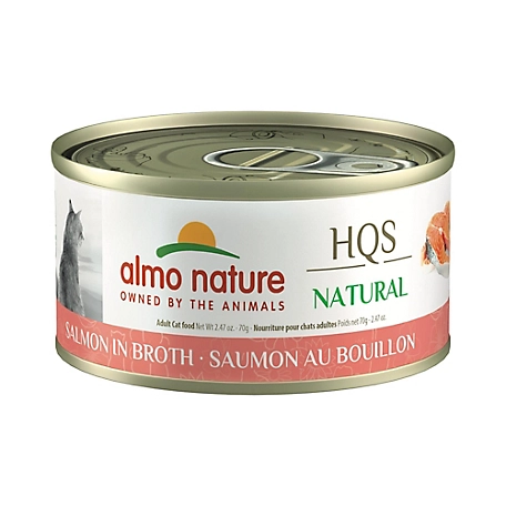 Almo Nature HQS Natural Cat 24 Pack: Salmon In Broth