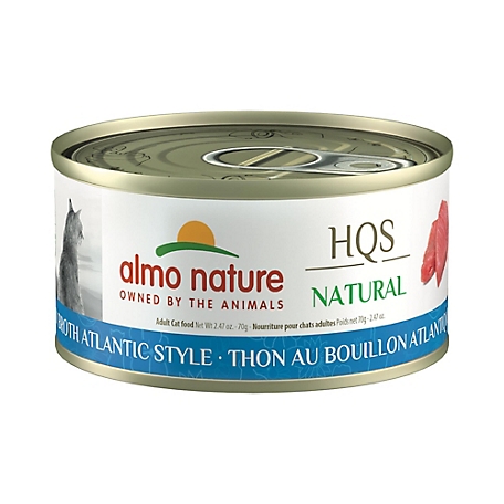 Almo Nature HQS Natural Cat 24 Pack: Tuna In Broth Atlantic Style, 1010H