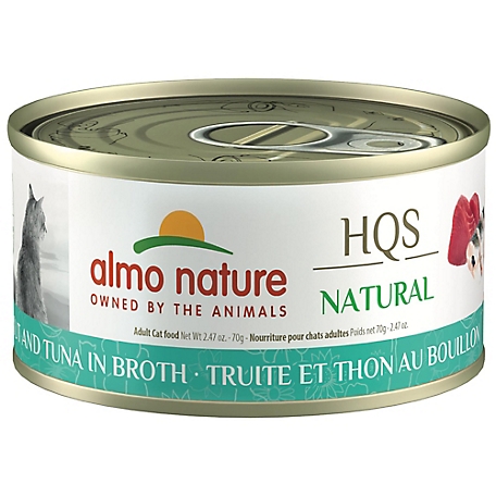 Almo Nature HQS Natural Cat 24 Pack: Trout & Tuna In Broth