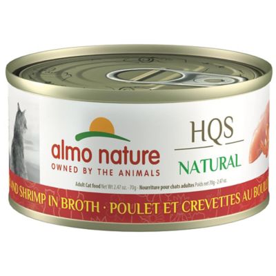 Almo Nature HQS Natural Cat 24 Pack: Chicken & Shrimp In Broth