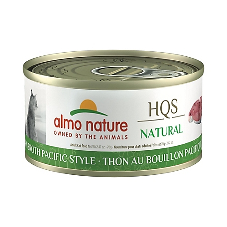Almo Nature HQS Natural Cat 24 Pack: Tuna In Broth Pacific Style
