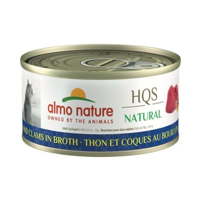 Almo Nature HQS Natural Cat 24 Pack: Tuna & Clams In Broth