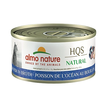 Almo Nature HQS Natural Cat 24 Pack: Ocean Fish In Broth