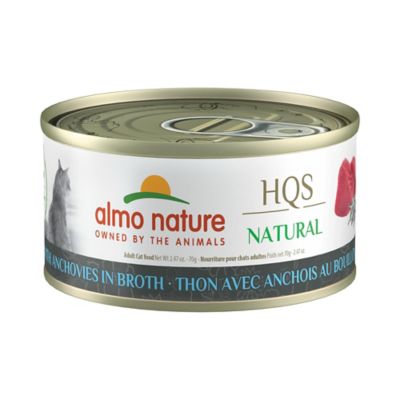 Almo Nature HQS Natural Cat 24 Pack: Tuna with Anchovies In Broth