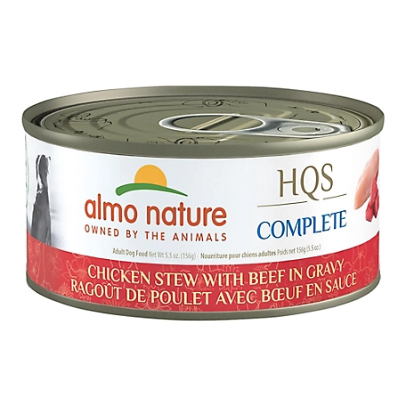 Almo Nature HQS Complete Dog 12 Pack: Chicken Stew with Beef In Gravy