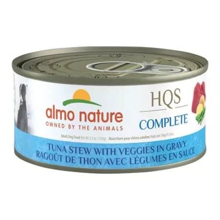 Almo Nature HQS Complete Dog 12 Pack: Tuna Stew with Sauced Vegetables Wet Dog Food