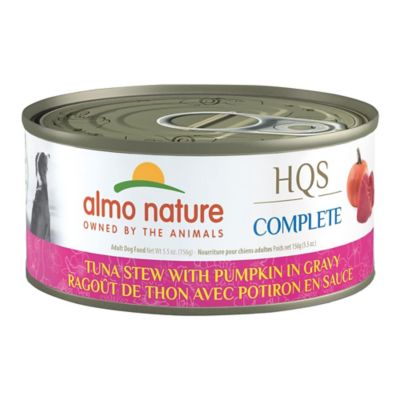 Almo Nature HQS Complete Dog 12 Pack: Tuna Stew with Pumpkin In Gravy