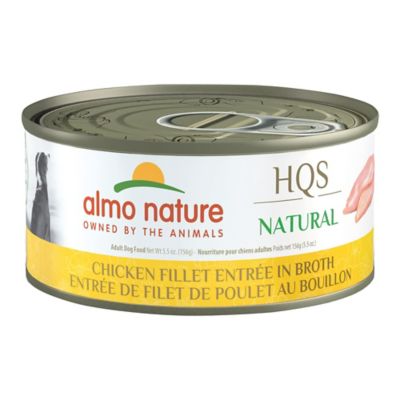 Almo Nature HQS Natural Dog 12 Pack: Chicken Fillet Entree in Broth