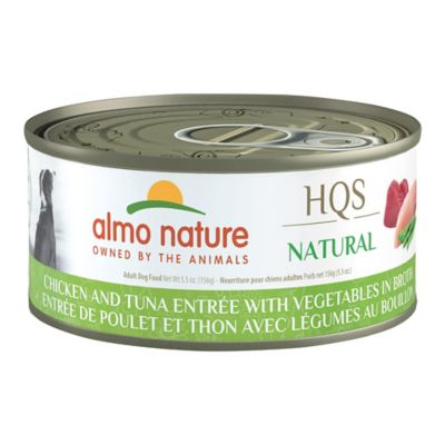Almo Nature HQS Natural Dog 12 Pack: Chicken & Tuna Entree with Vegetables
