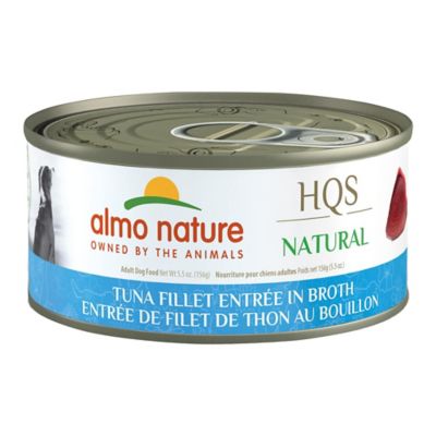Almo Nature HQS Natural Dog 12 Pack: Tuna Fillet Entree in Broth