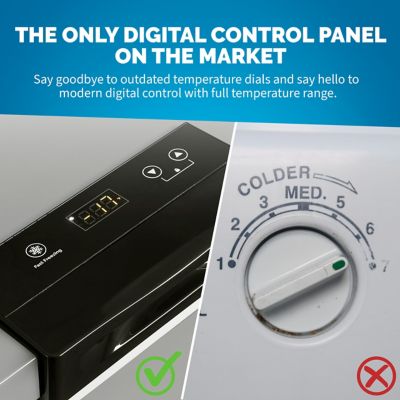 Image showing  5.0 cu. ft. Compact Chest Freezer with Digital Temperature Control