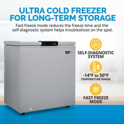 Image showing  5.0 cu. ft. Compact Chest Freezer with Digital Temperature Control