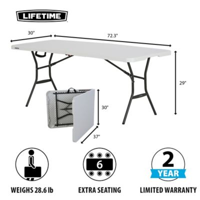 Image showing  6 ft. Fold-In-Half Table (Light Commercial)