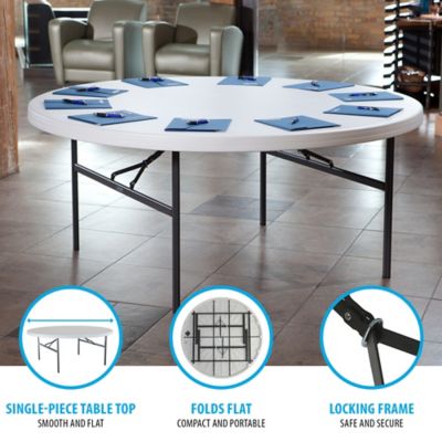 Image showing  72 in. Round Commercial Tables, 4-Pack
