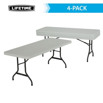 Lifetime 6 ft. Folding Table - 4 pk. (Commercial), 42901
