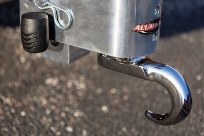 Image showing  Aluminum Adjustable Interchangeable Hitch Mount with Aluminum Carry Case and Towing Hook