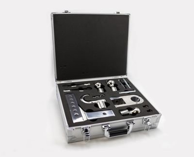 Image showing 5 th Aluma-Tow Aluminum Adjustable Interchangeable Hitch Mount with Aluminum Carry Case and Towing Hook