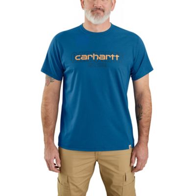 Image showing  Men's Force Relaxed Fit Midweight Logo Graphic Short-Sleeve T-Shirt