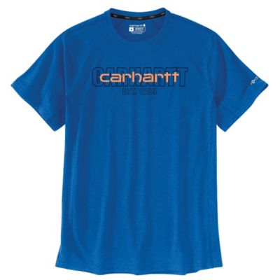 Image showing 0 th Carhartt Men's Force Relaxed Fit Midweight Logo Graphic Short-Sleeve T-Shirt