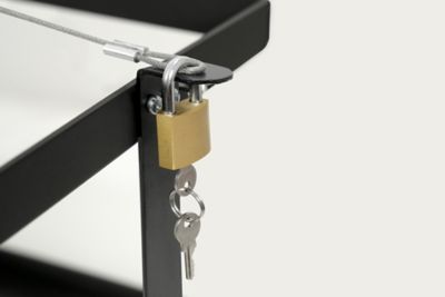 Image showing  5 gal. Capacity 3-Compartment Steel Trailer Rack