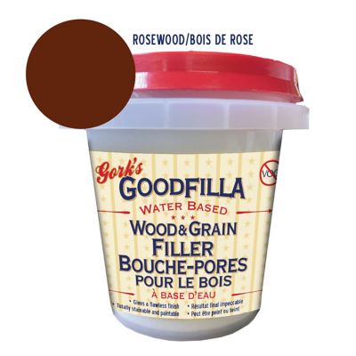 Gork's GoodFilla Rosewood Water-Based Wood and Grain Filler, 8 oz.