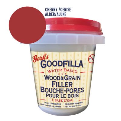 Gork's GoodFilla Cherry Water-Based Wood and Grain Filler, 8 oz.