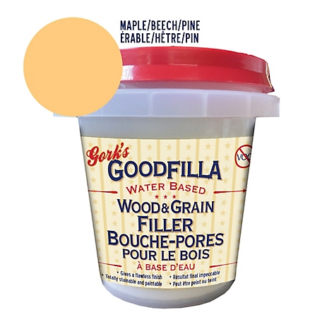 Gork's GoodFilla Maple/Beech/Pine Water-Based Wood and Grain Filler, 8 oz.