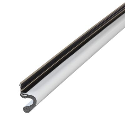 M-D Building Products 1/2 in. x 1-1/8 in. x 42 in. Vinyl Clad Top and Sides Kerf Replacement Door Weatherstrip Kit, White