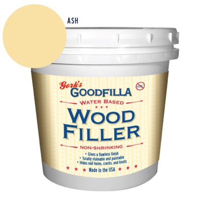 Gork's GoodFilla Ash Water-Based Wood and Grain Filler, 1 qt.