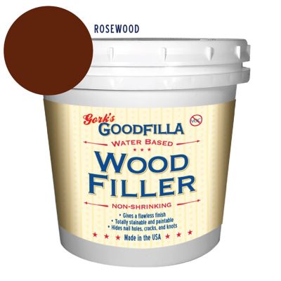 Gork's GoodFilla Rosewood Water-Based Wood and Grain Filler, 1 qt.