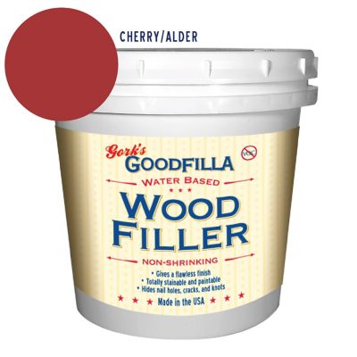 Gork's GoodFilla Cherry Water-Based Wood and Grain Filler (Powder), 1 quart